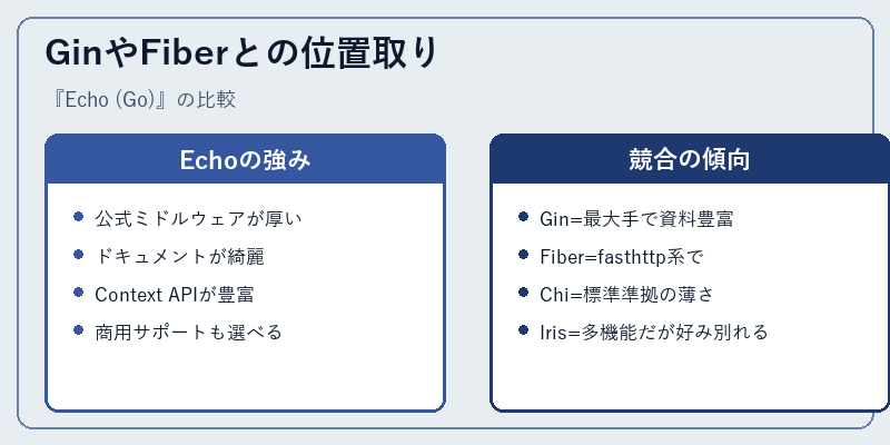 GinやFiberとの位置取り
