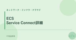 ECS Service Connect詳細 アイキャッチ