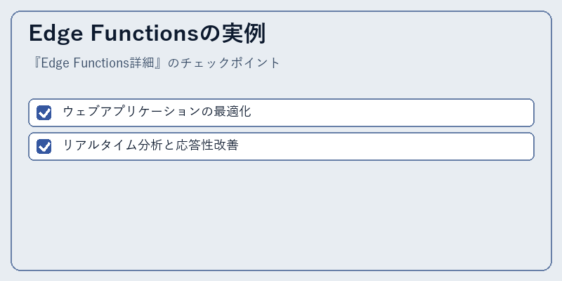 Edge Functionsの実例