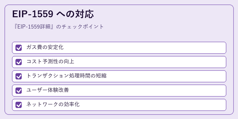 EIP-1559 への対応