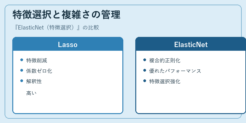 特徴選択と複雑さの管理