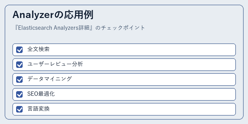 Analyzerの応用例