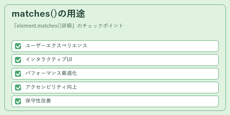 matches()の用途