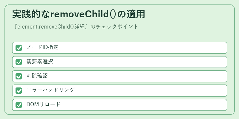 実践的なremoveChild()の適用