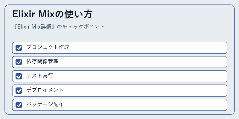 Elixir Mixの使い方
