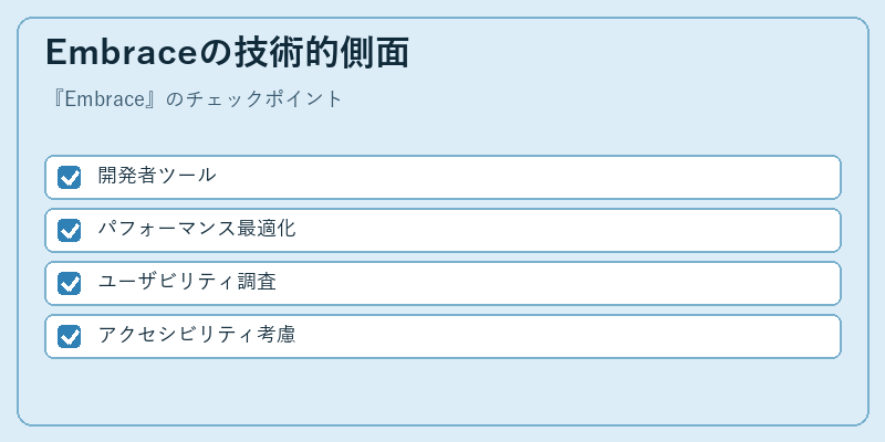 Embraceの技術的側面