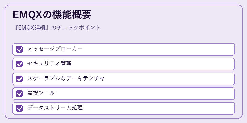 EMQXの機能概要