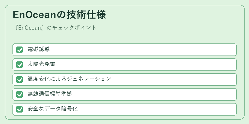 EnOceanの技術仕様