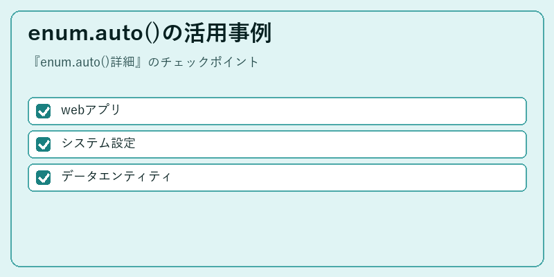 enum.auto()の活用事例