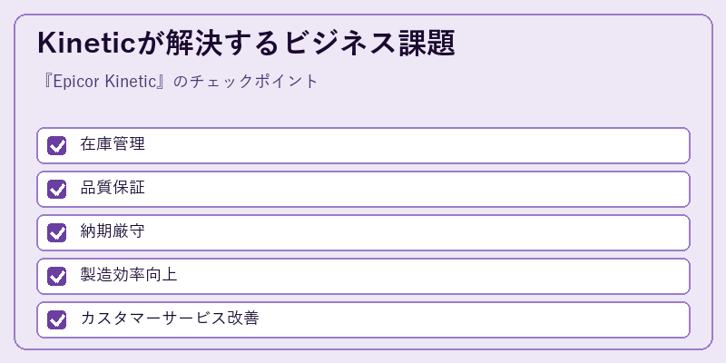 Kineticが解決するビジネス課題