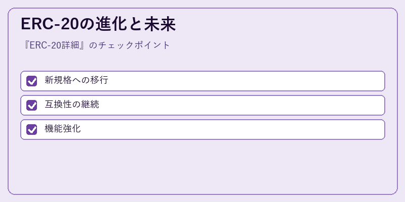ERC-20の進化と未来