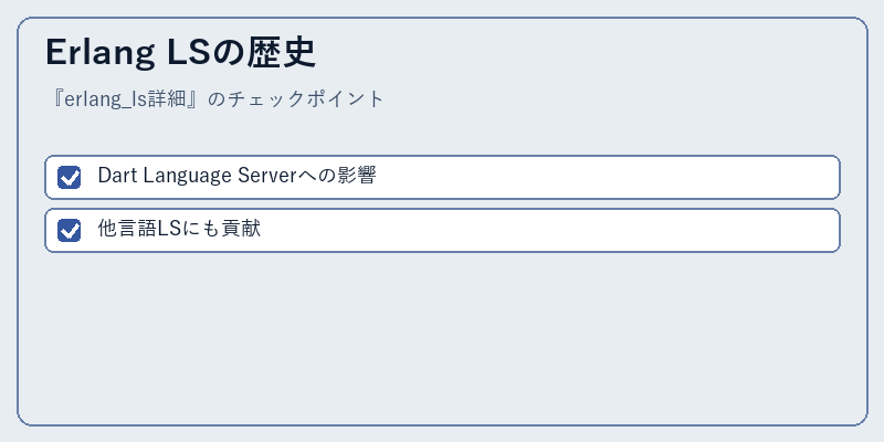 Erlang LSの歴史