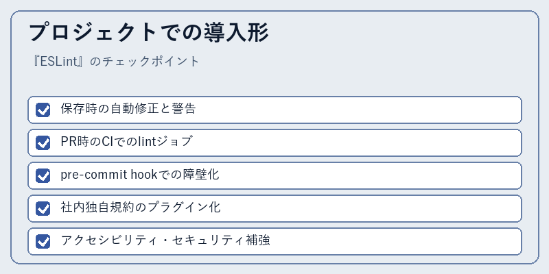 プロジェクトでの導入形