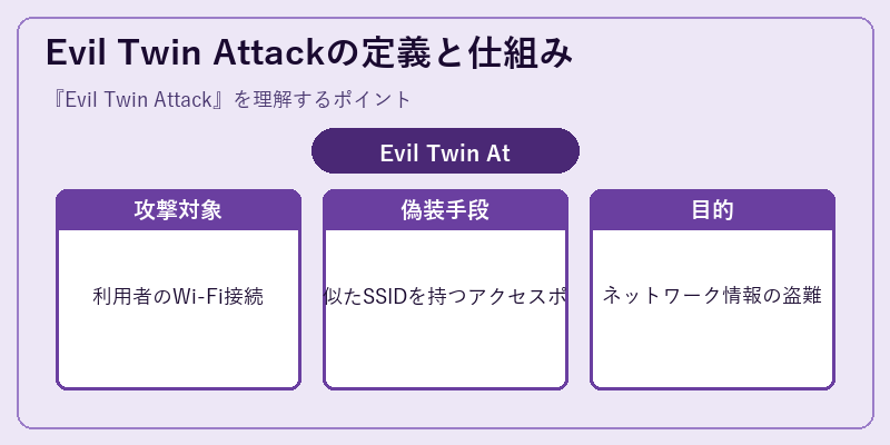 Evil Twin Attackの定義と仕組み