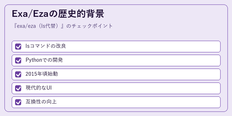 Exa/Ezaの歴史的背景