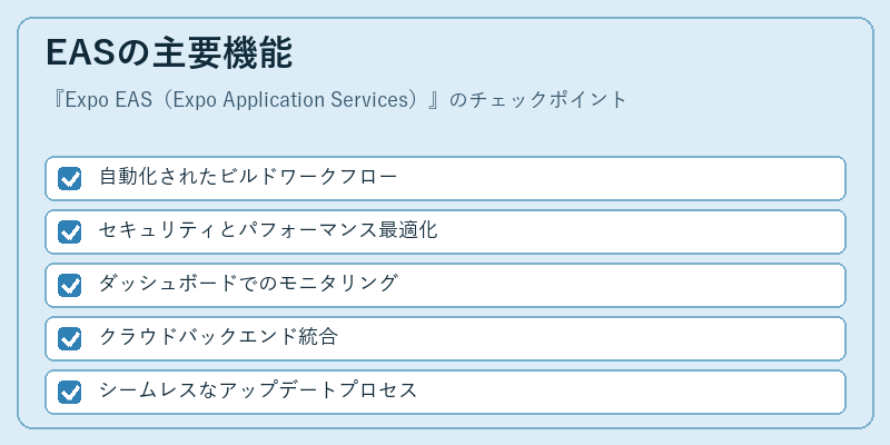 EASの主要機能