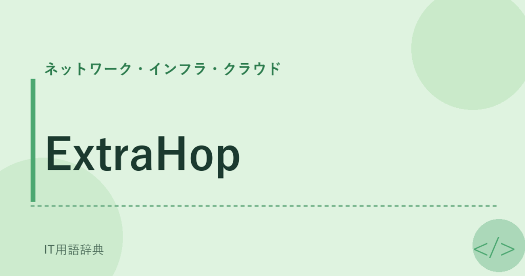 ExtraHop アイキャッチ