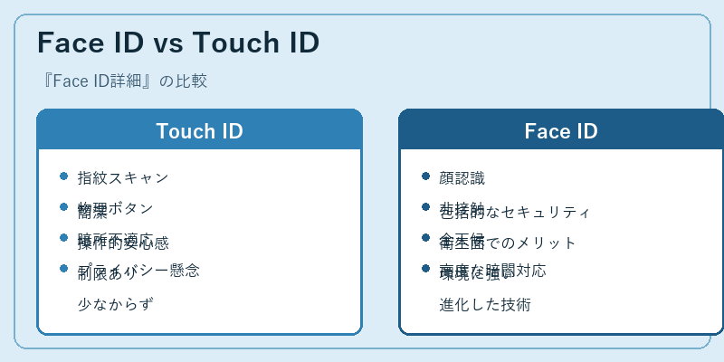 Face ID vs Touch ID