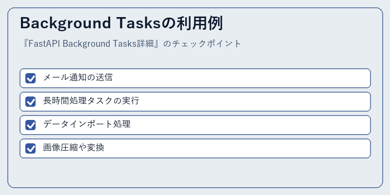 Background Tasksの利用例