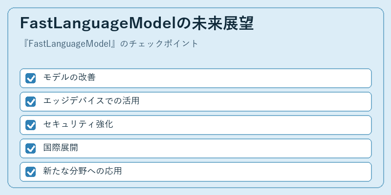 FastLanguageModelの未来展望