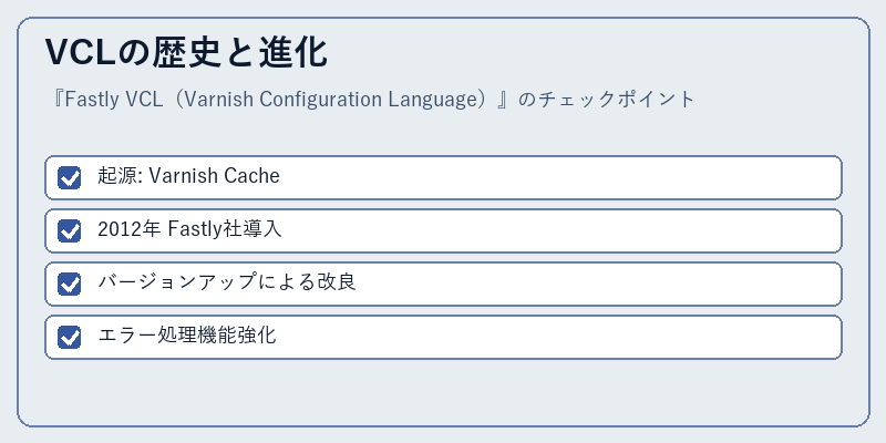 VCLの歴史と進化