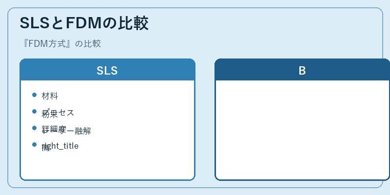 SLSとFDMの比較