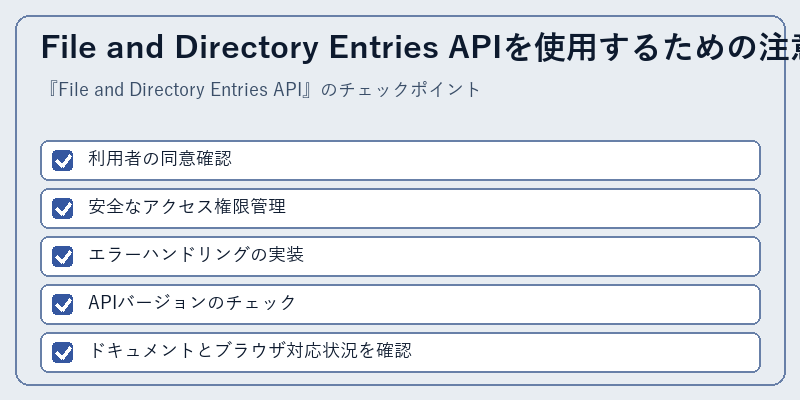 File and Directory Entries APIを使用するための注意点