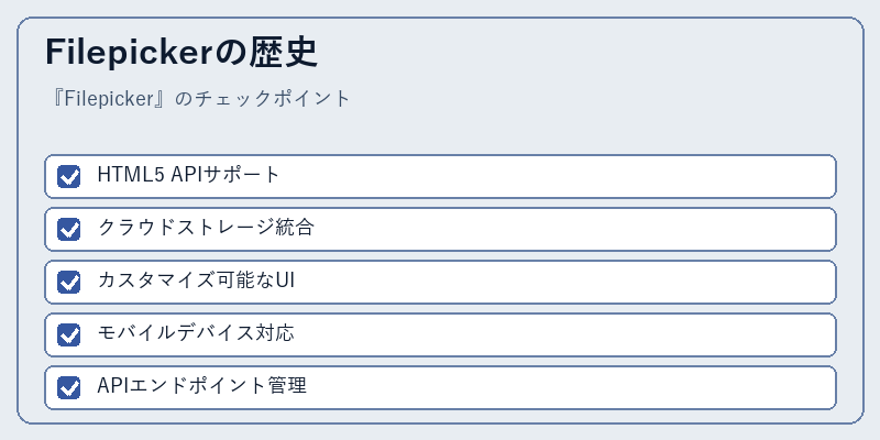 Filepickerの歴史