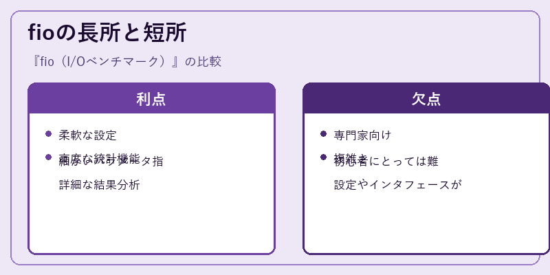 fioの長所と短所