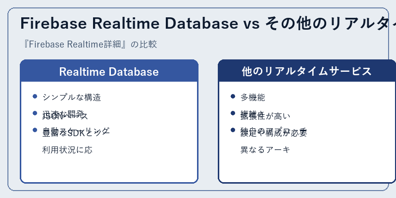 Firebase Realtime Database vs その他のリアルタイムサービス