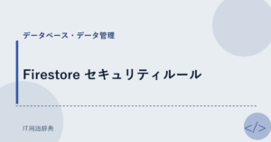 Firestore セキュリティルール アイキャッチ