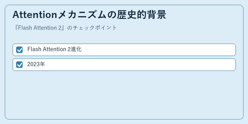 Attentionメカニズムの歴史的背景