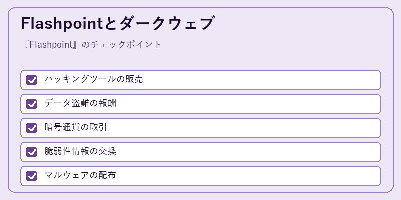 Flashpointとダークウェブ