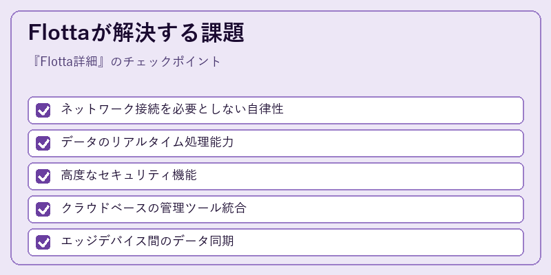 Flottaが解決する課題