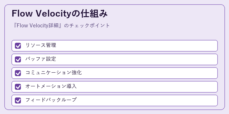 Flow Velocityの仕組み