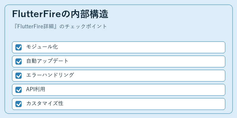 FlutterFireの内部構造