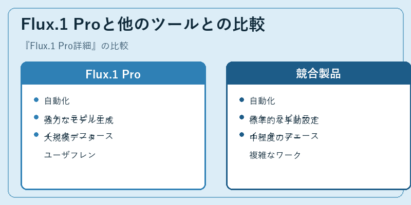Flux.1 Proと他のツールとの比較