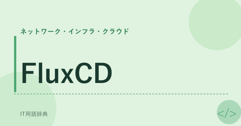FluxCD アイキャッチ