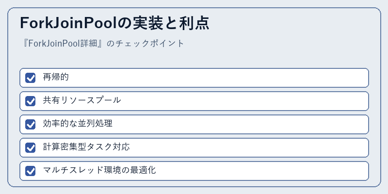 ForkJoinPoolの実装と利点