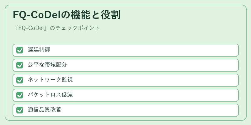 FQ-CoDelの機能と役割