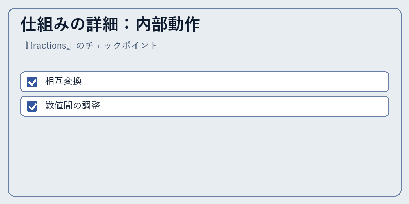 仕組みの詳細：内部動作