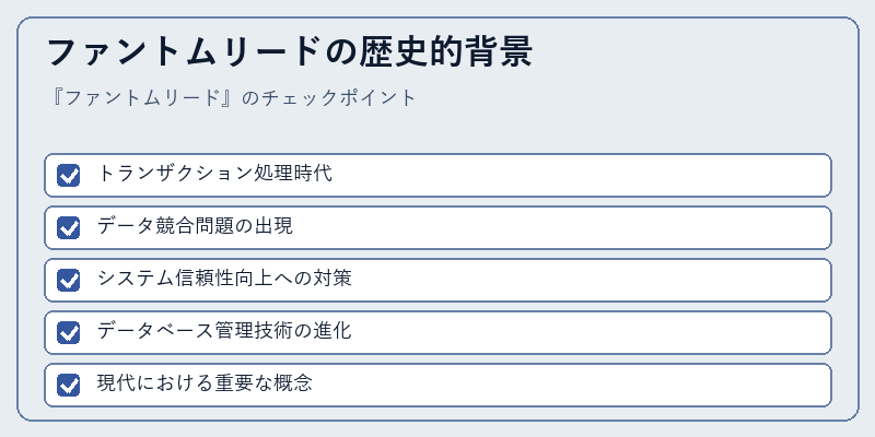 ファントムリードの歴史的背景