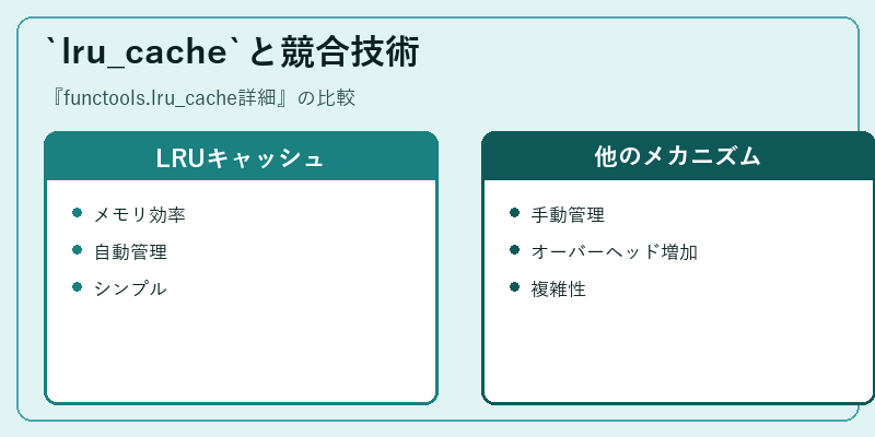 `lru_cache`と競合技術