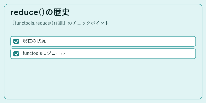 reduce()の歴史