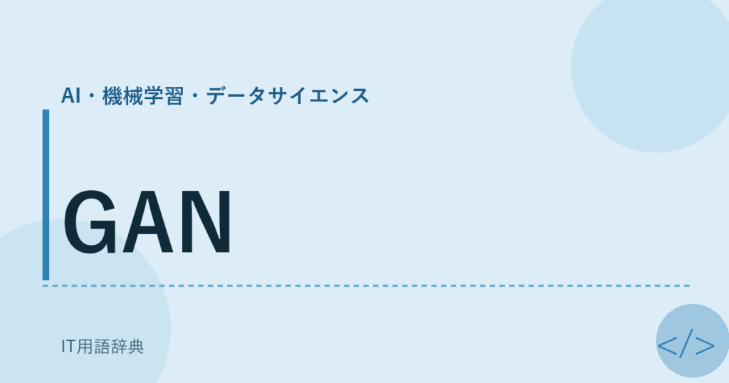 GAN アイキャッチ