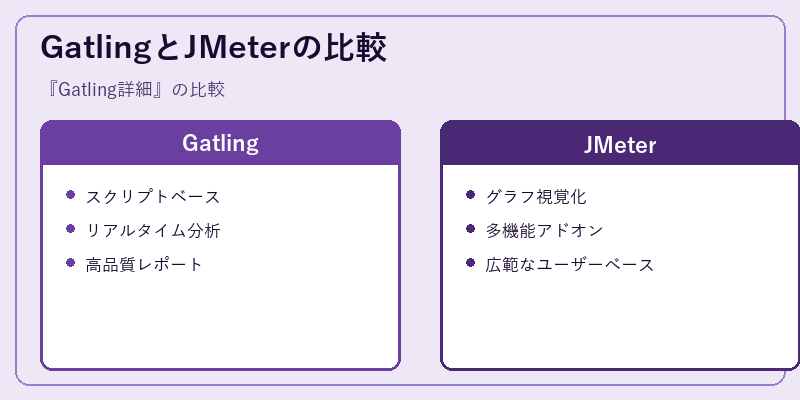 GatlingとJMeterの比較