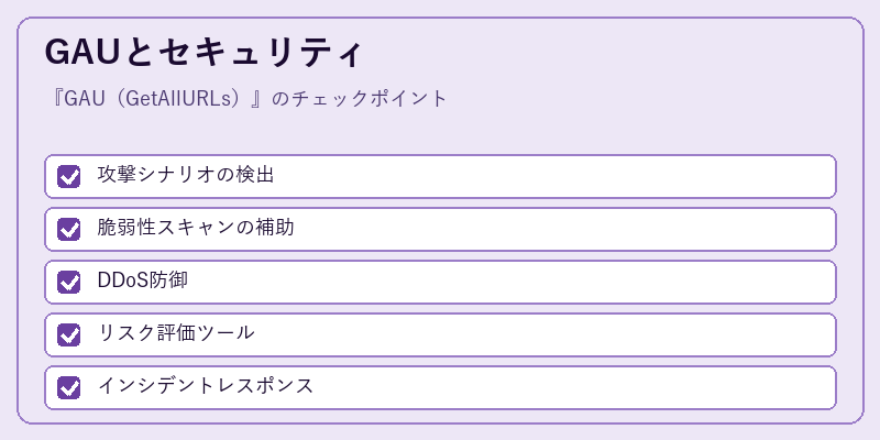 GAUとセキュリティ