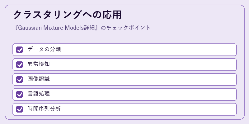 クラスタリングへの応用