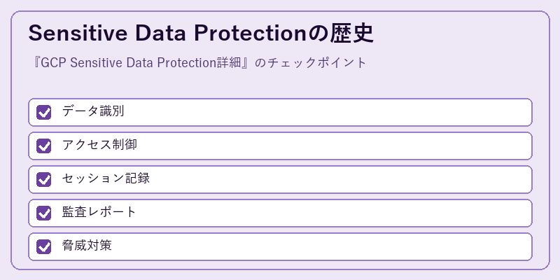 Sensitive Data Protectionの歴史