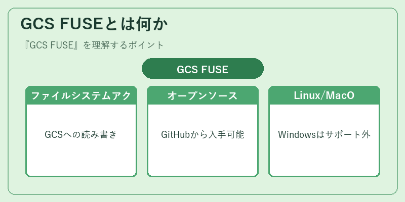 GCS FUSEとは何か